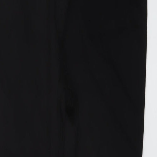 Marks and Spencer Womens Black Cotton Skinny Jeans Size 18 L25 in Regular Button
