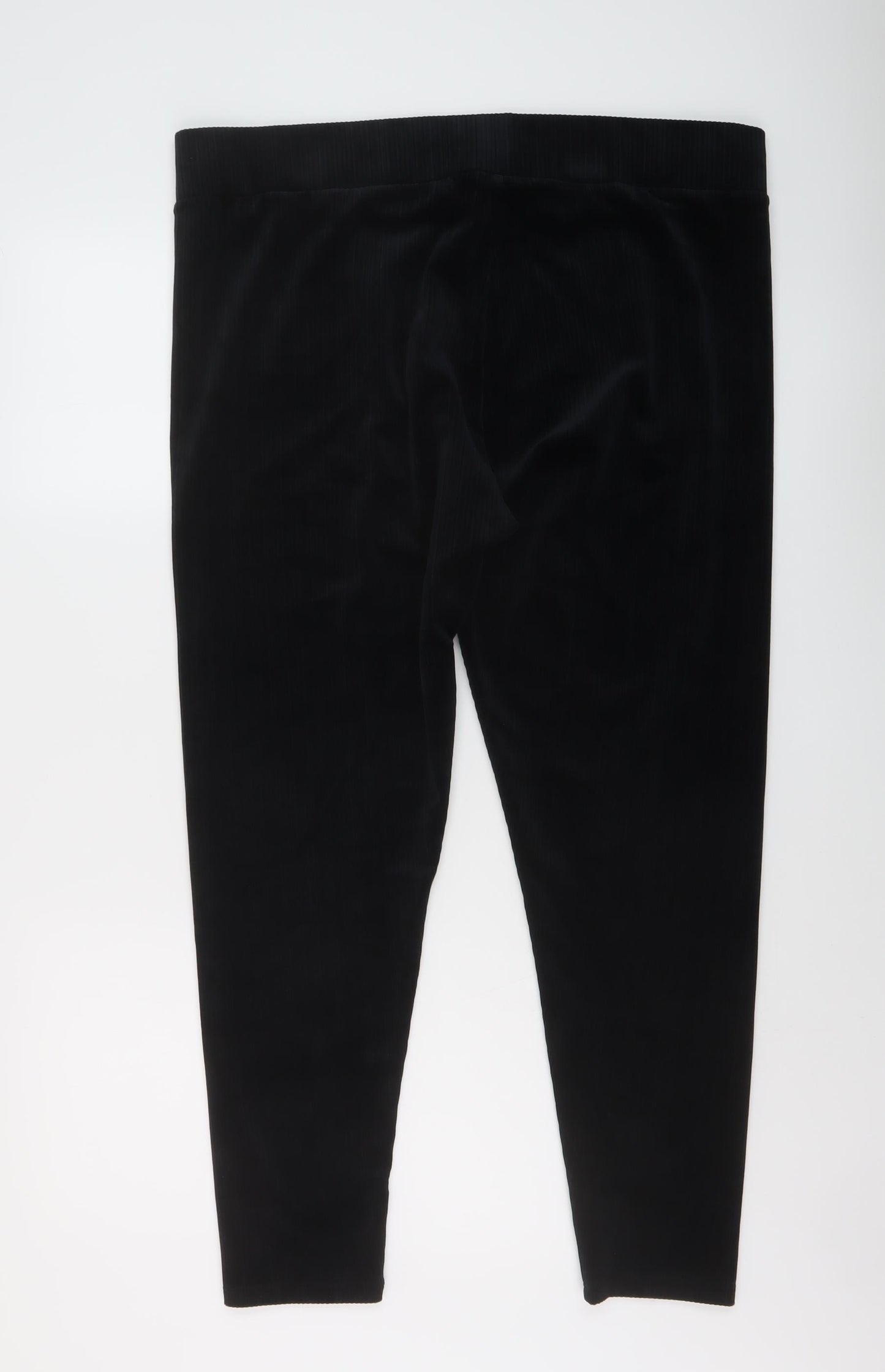 Marks and Spencer Womens Black Polyester Capri Leggings Size 20 L27 in