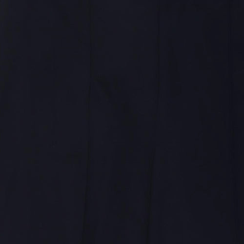 Marks and Spencer Womens Blue Polyester Trousers Size 18 L27 in Regular