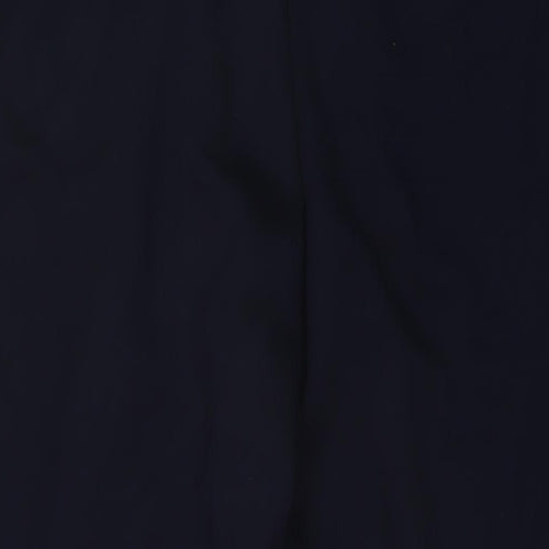 Marks and Spencer Womens Blue Polyester Trousers Size 18 L27 in Regular