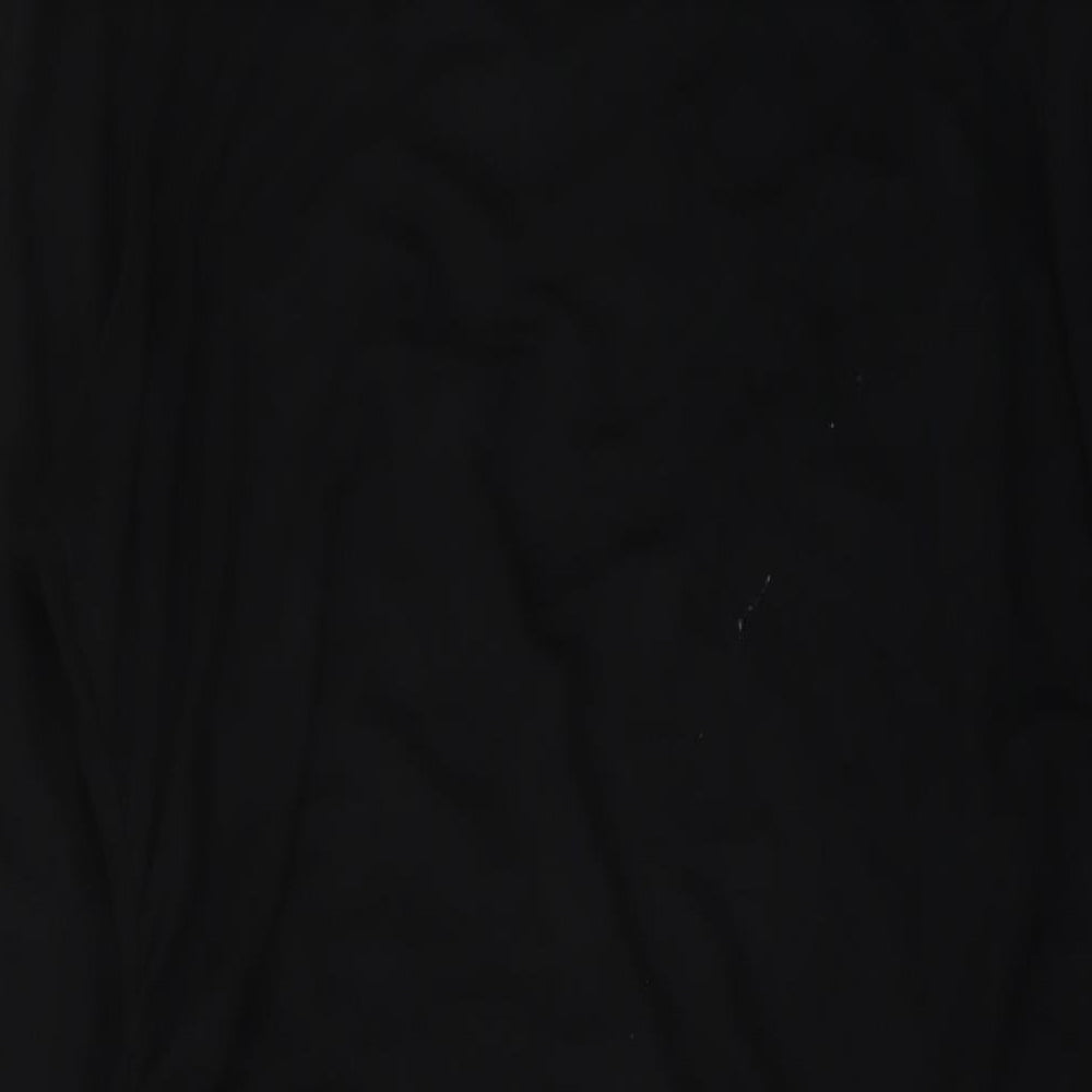 Marks and Spencer Womens Black Polyester Jumper Dress Size 22 Round Neck Pullover