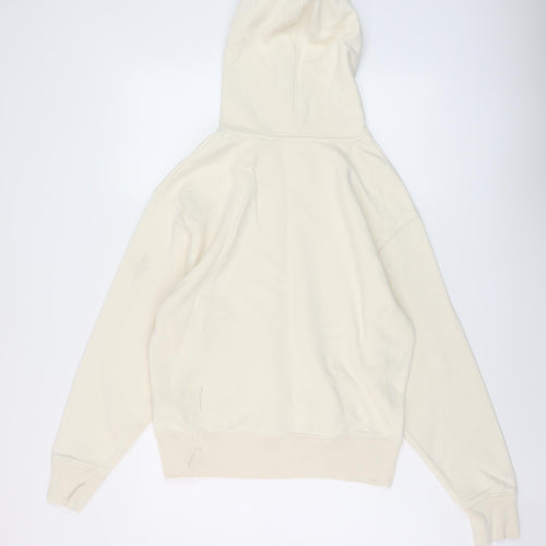 Stanley Stella Womens Beige Cotton Pullover Hoodie Size XS Pullover