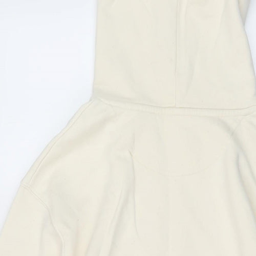 Stanley Stella Womens Beige Cotton Pullover Hoodie Size XS Pullover