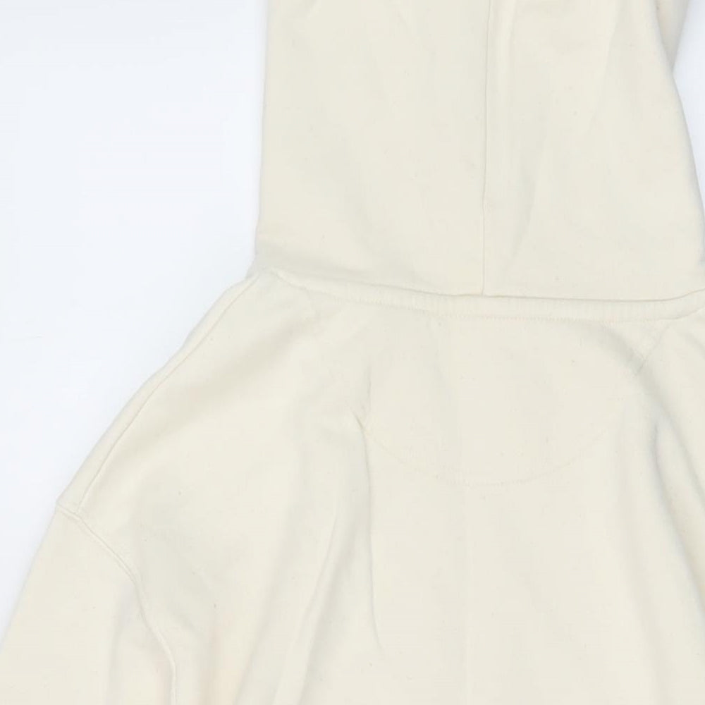 Stanley Stella Womens Beige Cotton Pullover Hoodie Size XS Pullover