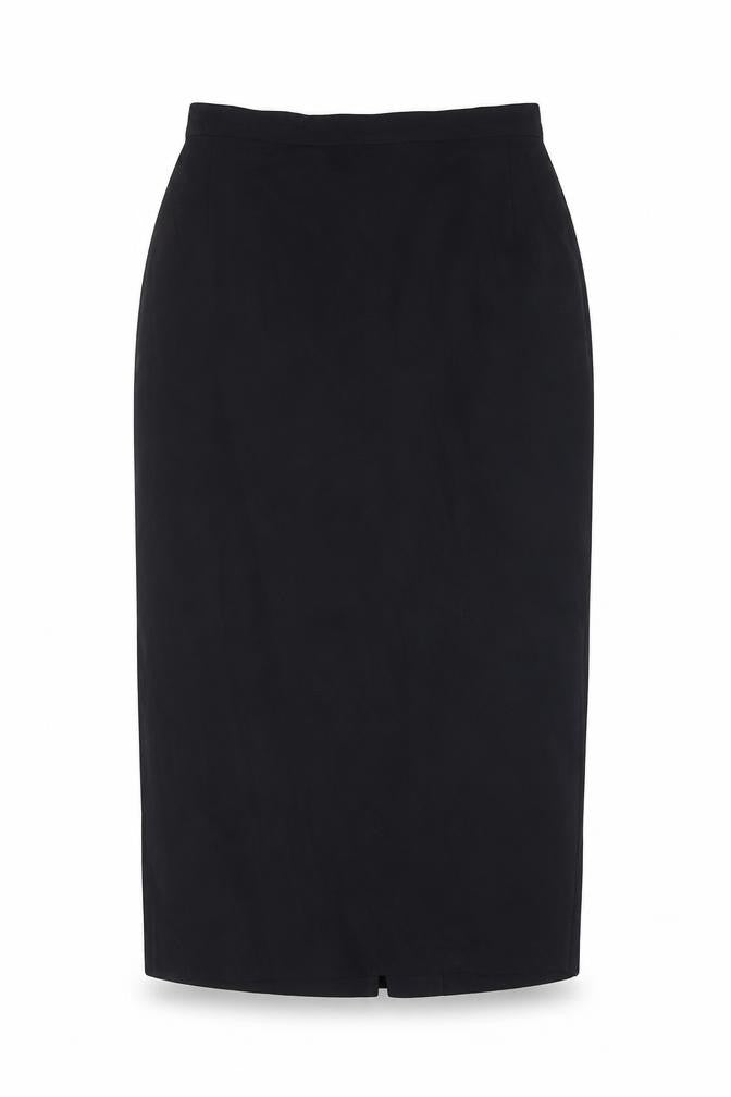 Marks and Spencer Womens Blue Polyester Straight & Pencil Skirt Size 10 Zip
