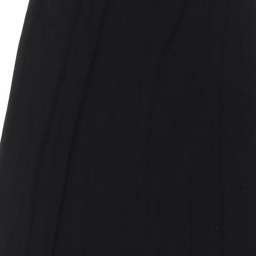 New Look Womens Black Viscose Shift Size 10 Round Neck Pullover