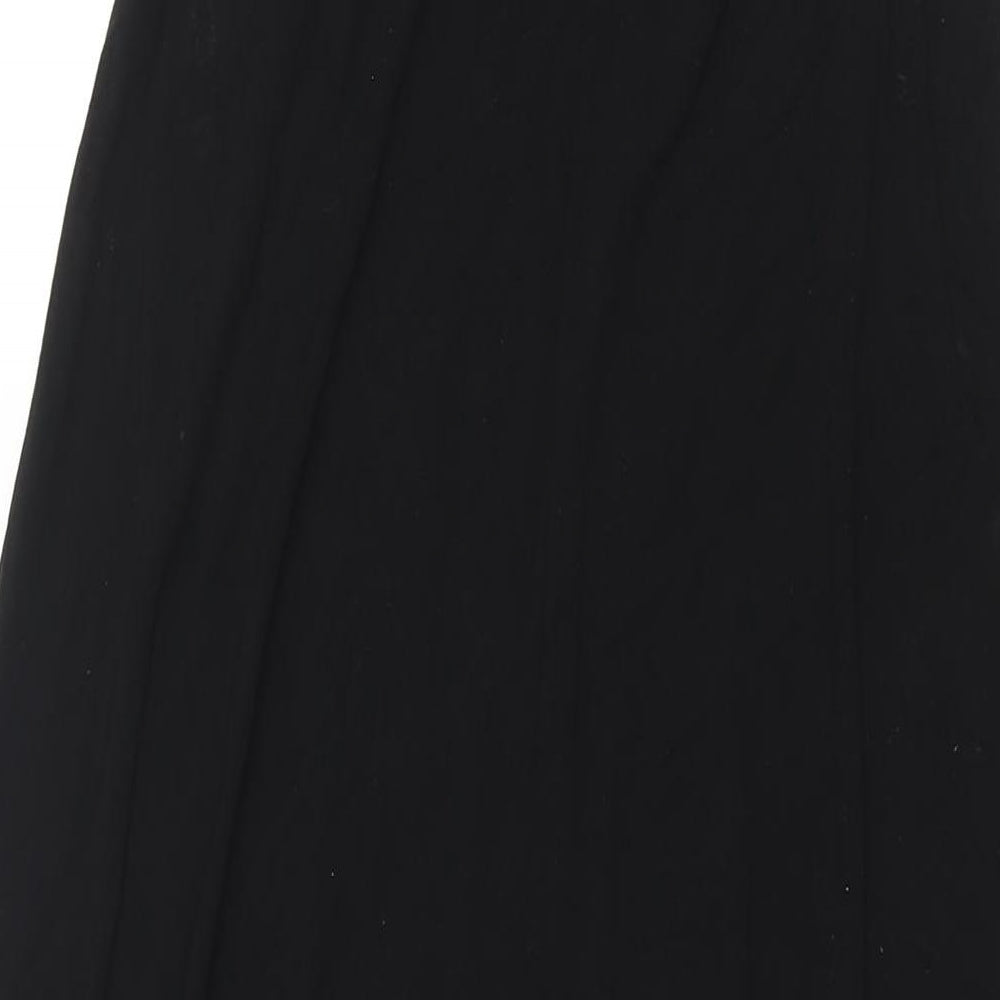 New Look Womens Black Viscose Shift Size 10 Round Neck Pullover