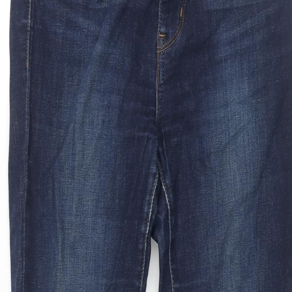 Levi's Womens Blue Cotton Straight Jeans Size 28 in L32 in Regular Zip