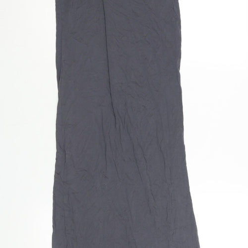Oasis Womens Green Viscose Maxi Size S Scoop Neck Pullover
