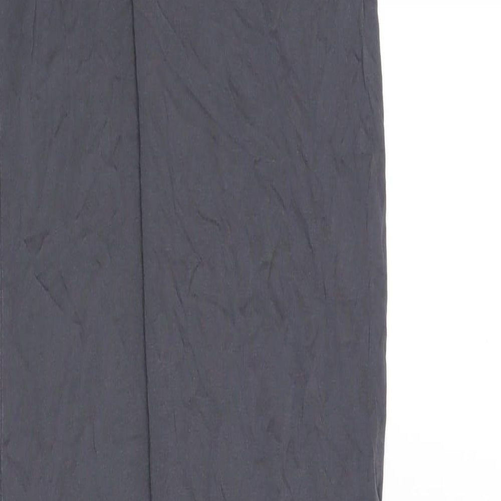 Oasis Womens Green Viscose Maxi Size S Scoop Neck Pullover