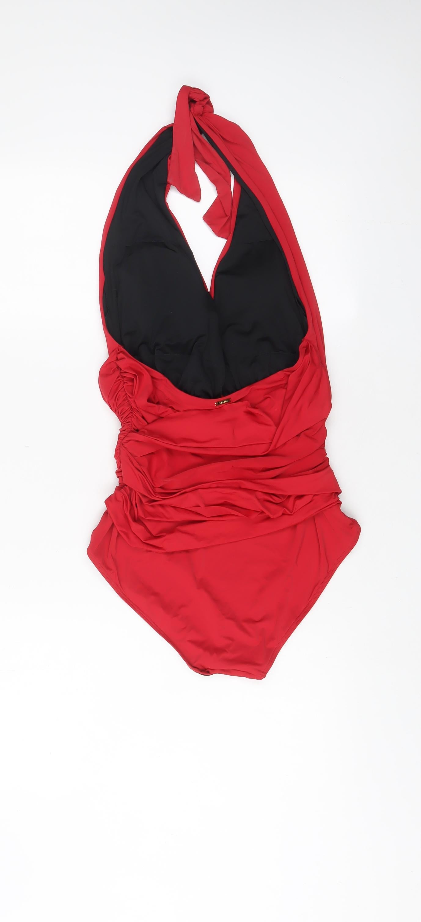 Calvin Klein Womens Red Polyamide One Piece Size M