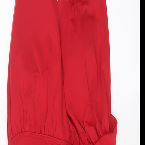 Calvin Klein Womens Red Polyamide One Piece Size M