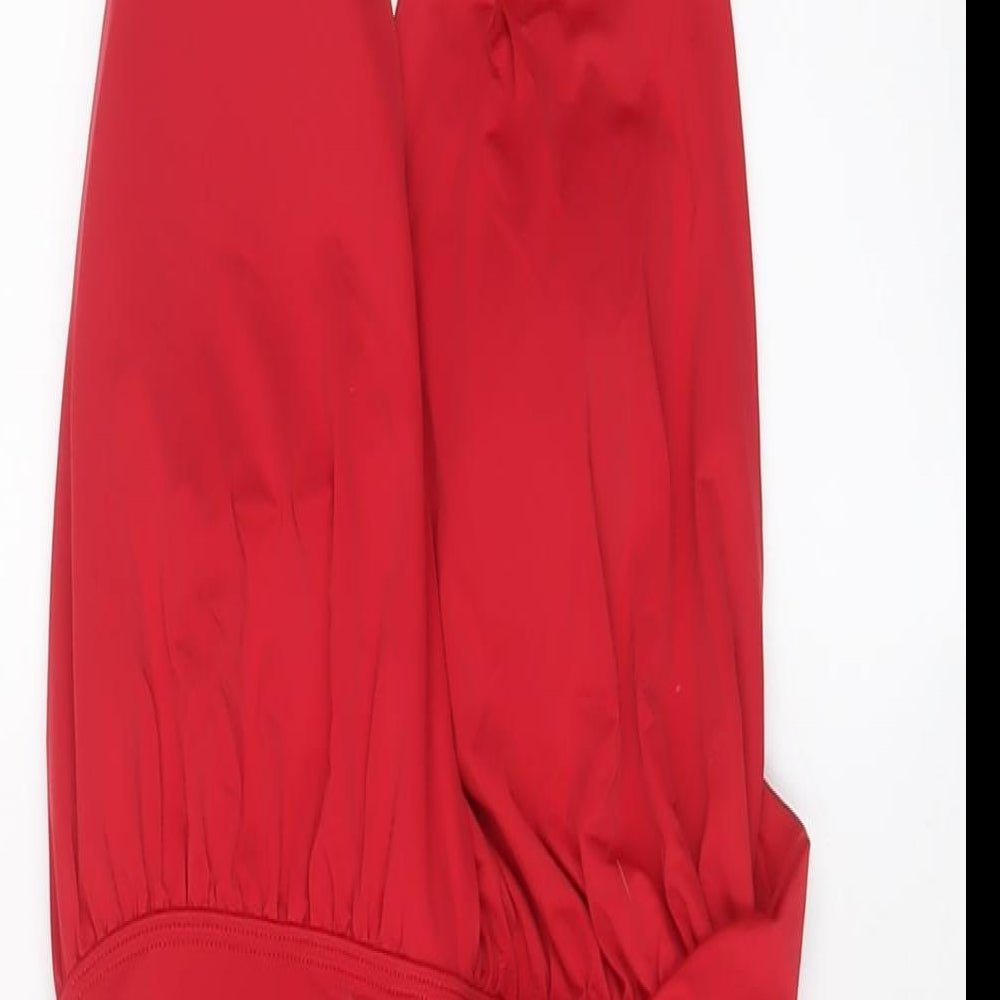 Calvin Klein Womens Red Polyamide One Piece Size M