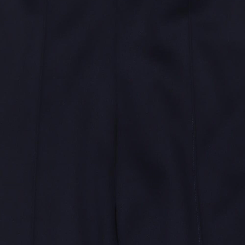 Marks and Spencer Womens Blue Polyester Trousers Size 20 L30 in Regular