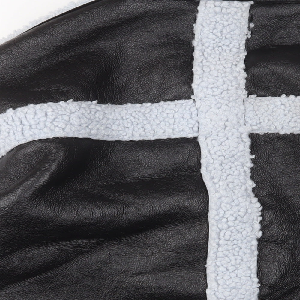 ASOS Womens Black Jacket Size 14 Snap