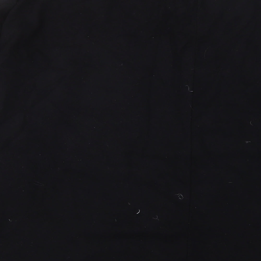 Yours Womens Black Crew Neck Acrylic Pullover Jumper Size 20 - Beaded