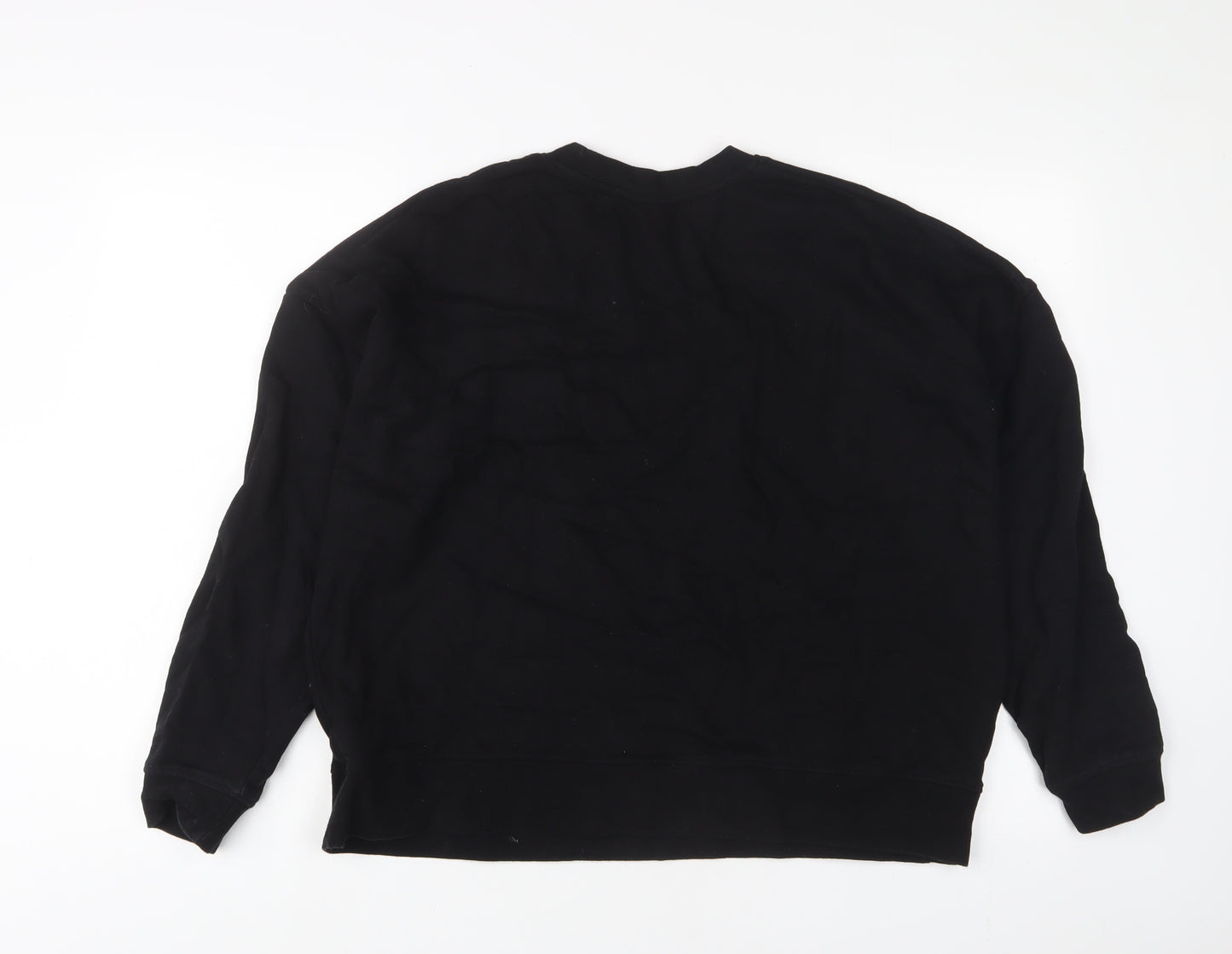 Lindex Womens Black Polyester Pullover Sweatshirt Size XL Pullover - Beaded