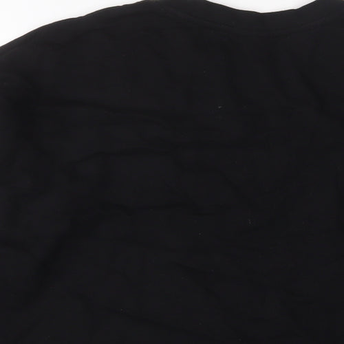 Lindex Womens Black Polyester Pullover Sweatshirt Size XL Pullover - Beaded