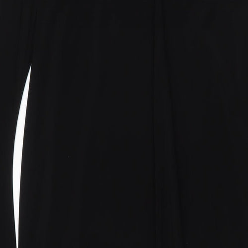 ASOS Womens Black Polyester A-Line Size 12 Boat Neck Pullover