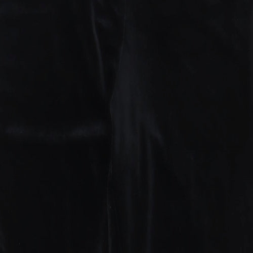 Marks and Spencer Womens Black Polyester Trousers Size 18 L27 in Regular