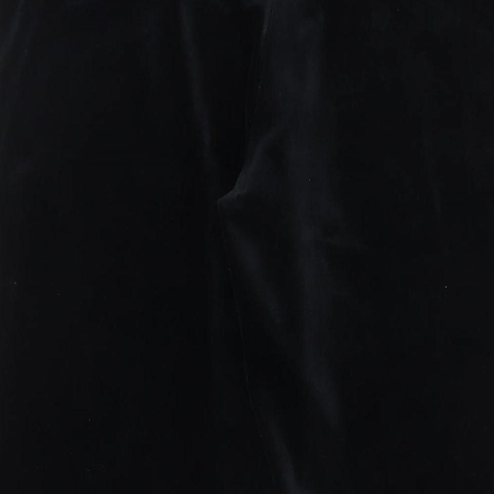 Marks and Spencer Womens Black Polyester Trousers Size 18 L27 in Regular