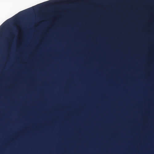 ASOS Womens Blue Polyester Basic Button-Up Size 20 Collared