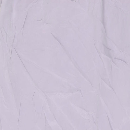 Viyella Womens Purple Polyester A-Line Skirt Size 30 in Zip