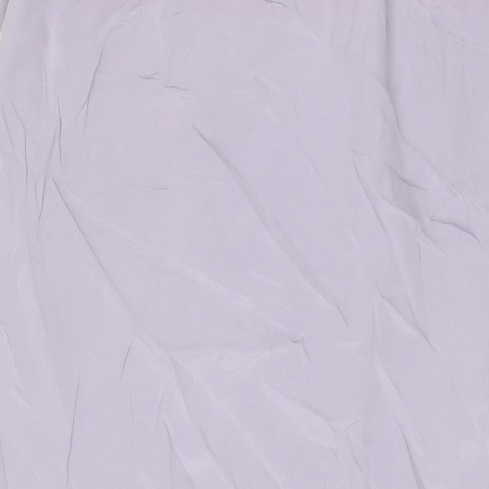 Viyella Womens Purple Polyester A-Line Skirt Size 30 in Zip