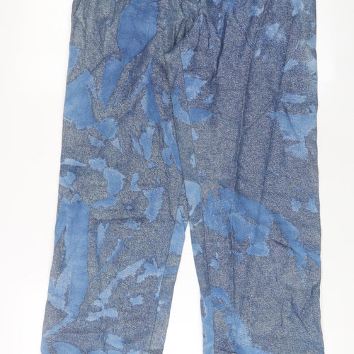 Wichele Womens Blue Cotton Straight Jeans Size 14 L32 in Regular Zip