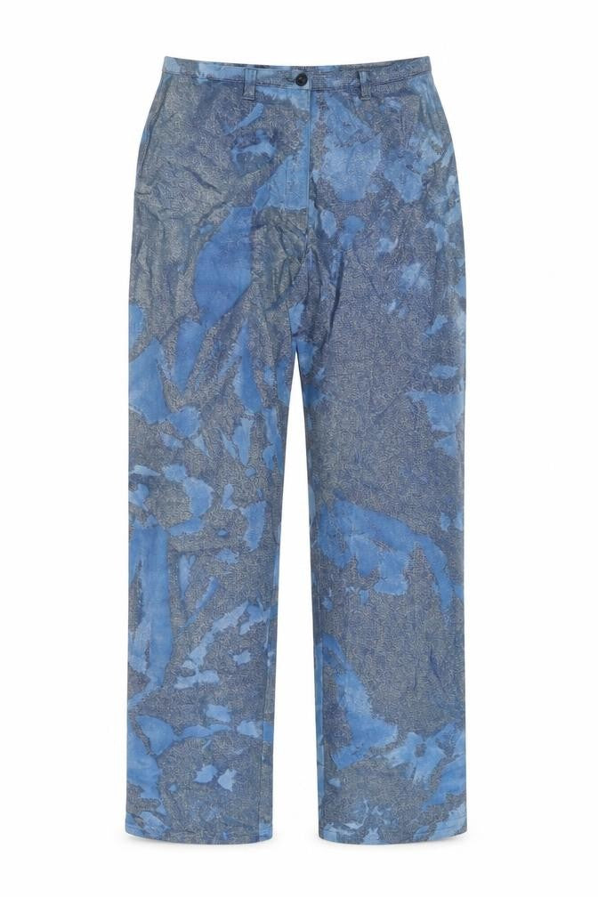 Wichele Womens Blue Cotton Straight Jeans Size 14 L32 in Regular Zip