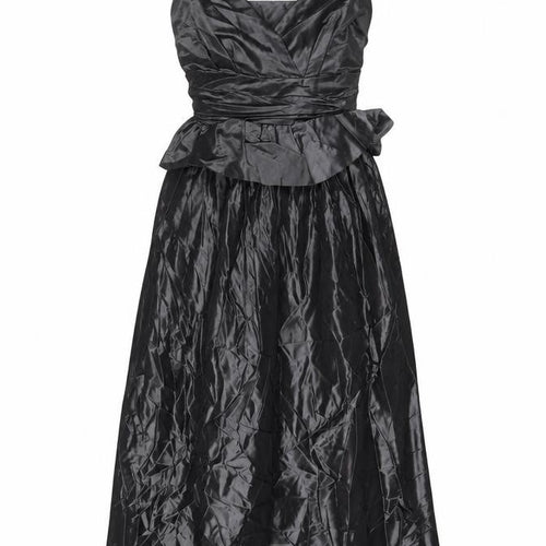 Richards Womens Grey Acetate A-Line Size 10 Sweetheart Zip - Belted