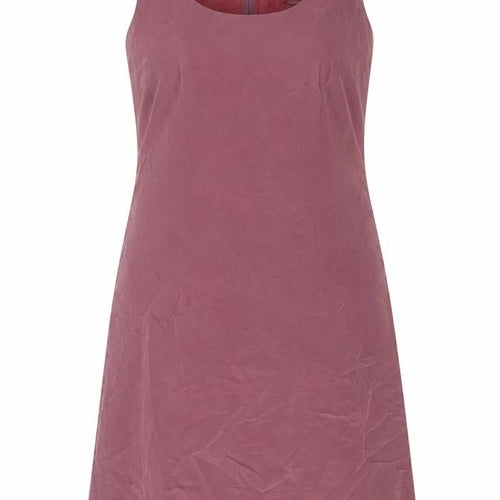 New Look Womens Purple Viscose A-Line Size 12 Scoop Neck Zip