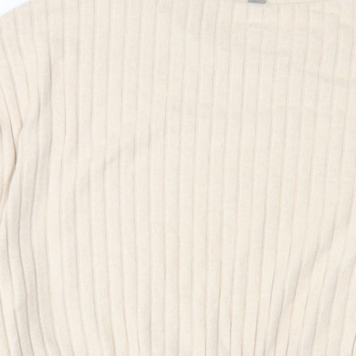Gilly Hicks Womens Beige Polyester Pullover Sweatshirt Size XL Pullover