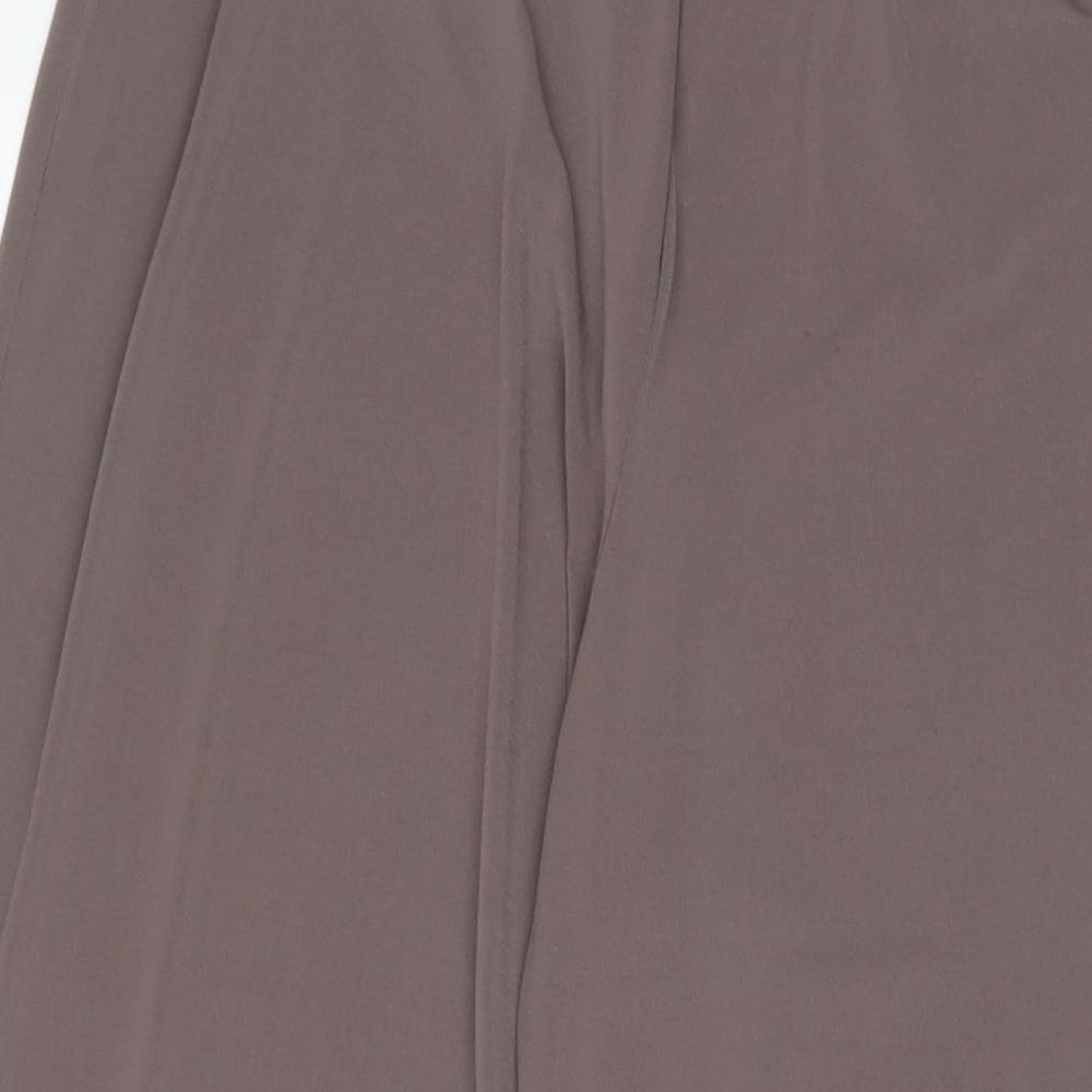 Essential style Womens Brown Polyester Trousers Size 20 L30 in Regular