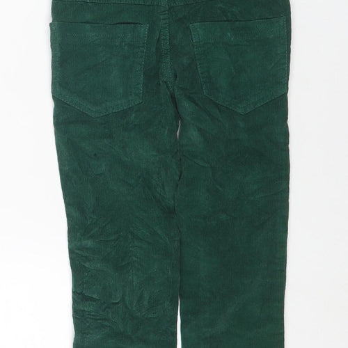 tuc tuc Girls Green Cotton Chino Trousers Size 4 Years Regular Zip