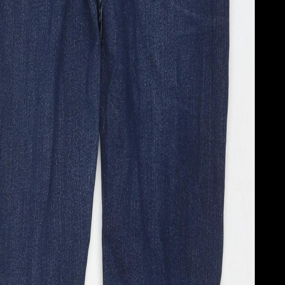 NEXT Boys Blue Cotton Straight Jeans Size 13 Years L28 in Regular Zip