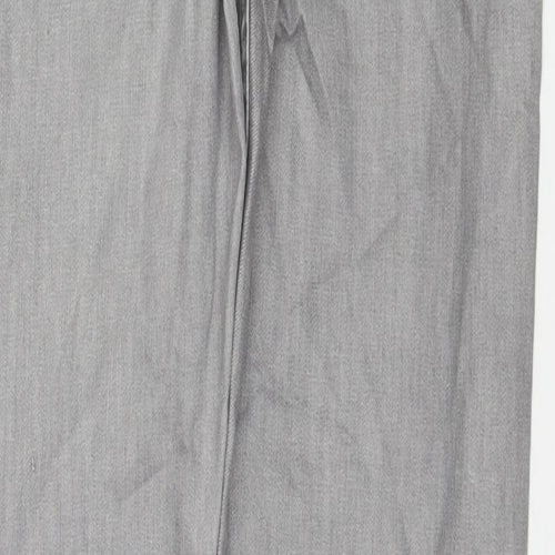 George Womens Grey Cotton Straight Jeans Size 36 in L33 in Regular Zip