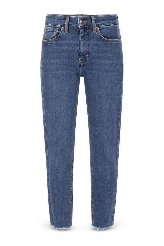 Topshop Womens Blue Cotton Skinny Jeans Size 26 in L28 in Regular Zip