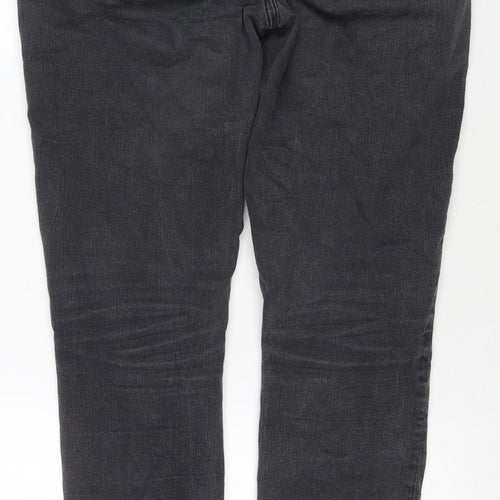 Jeanswest Womens Grey Cotton Skinny Jeans Size 12 L30 in Regular Zip