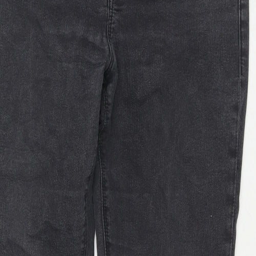 Jeanswest Womens Grey Cotton Skinny Jeans Size 12 L30 in Regular Zip