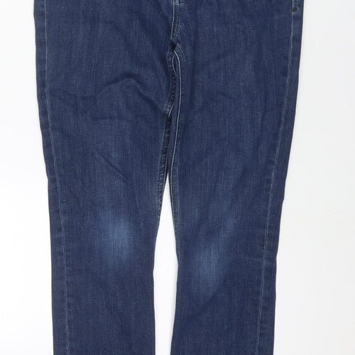 Madewell Womens Blue Cotton Skinny Jeans Size 28 in L28 in Regular Zip