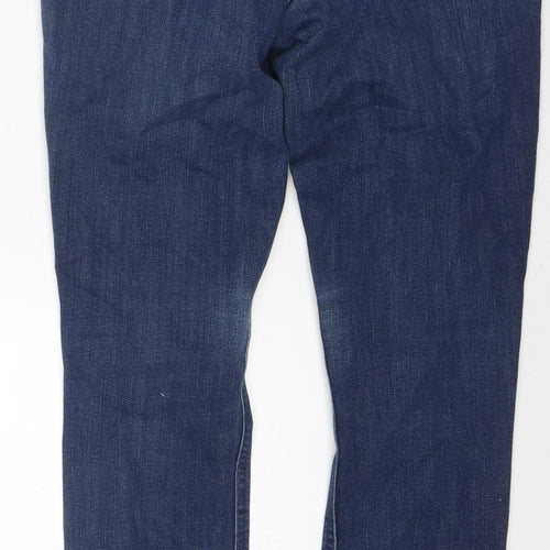Madewell Womens Blue Cotton Skinny Jeans Size 28 in L28 in Regular Zip