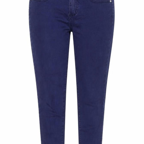 Fashion Denim Womens Blue Cotton Skinny Jeans Size M L26 in Regular Zip
