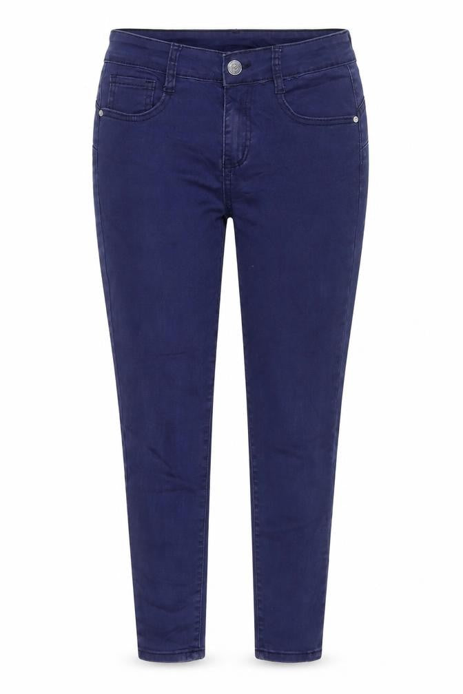 Fashion Denim Womens Blue Cotton Skinny Jeans Size M L26 in Regular Zip