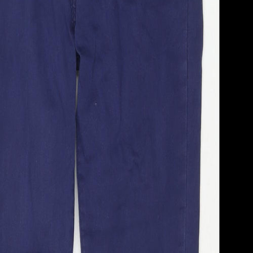 Fashion Denim Womens Blue Cotton Skinny Jeans Size M L26 in Regular Zip