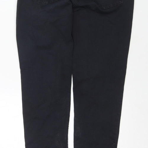 Club Monaco Womens Black Cotton Skinny Jeans Size 30 in L29 in Regular Zip - Zip Detail