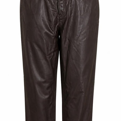 Marks and Spencer Womens Brown Polyester Pedal Pusher Trousers Size 20 L25 in Regular