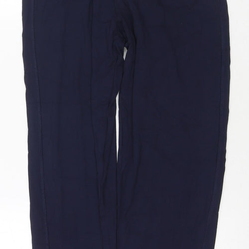 Marks and Spencer Womens Blue Viscose Jogger Leggings Size 6 L28 in