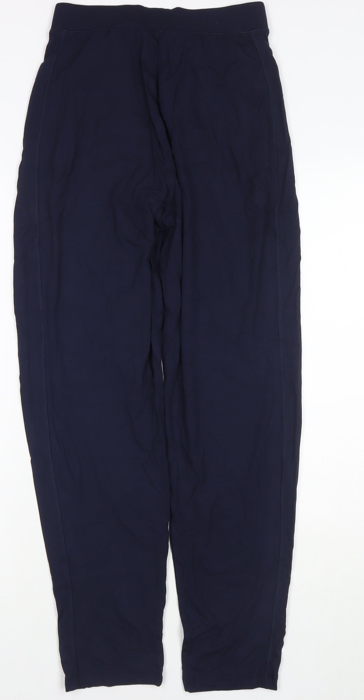 Marks and Spencer Womens Blue Viscose Jogger Leggings Size 6 L28 in