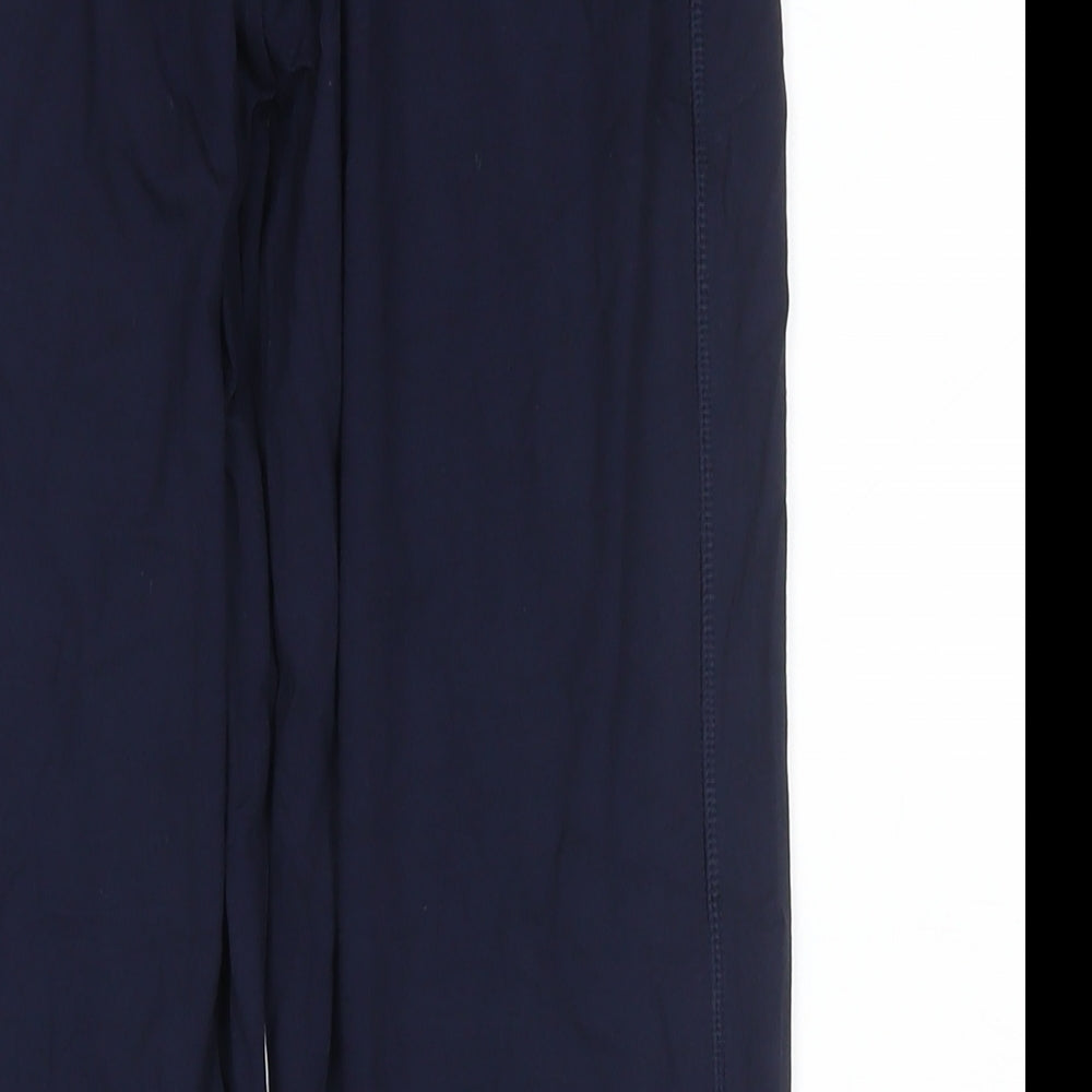 Marks and Spencer Womens Blue Viscose Jogger Leggings Size 6 L28 in